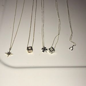 5 Lauren Conrad necklaces